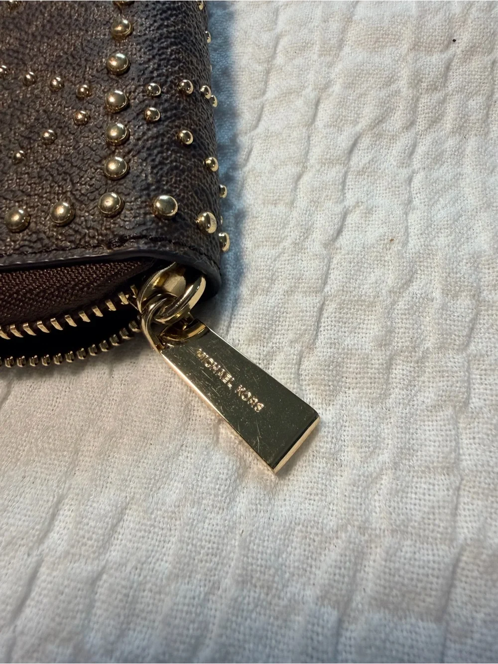 Michael Kors NWOT Jet Set Travel Studded Logo Smartphone Wristlet